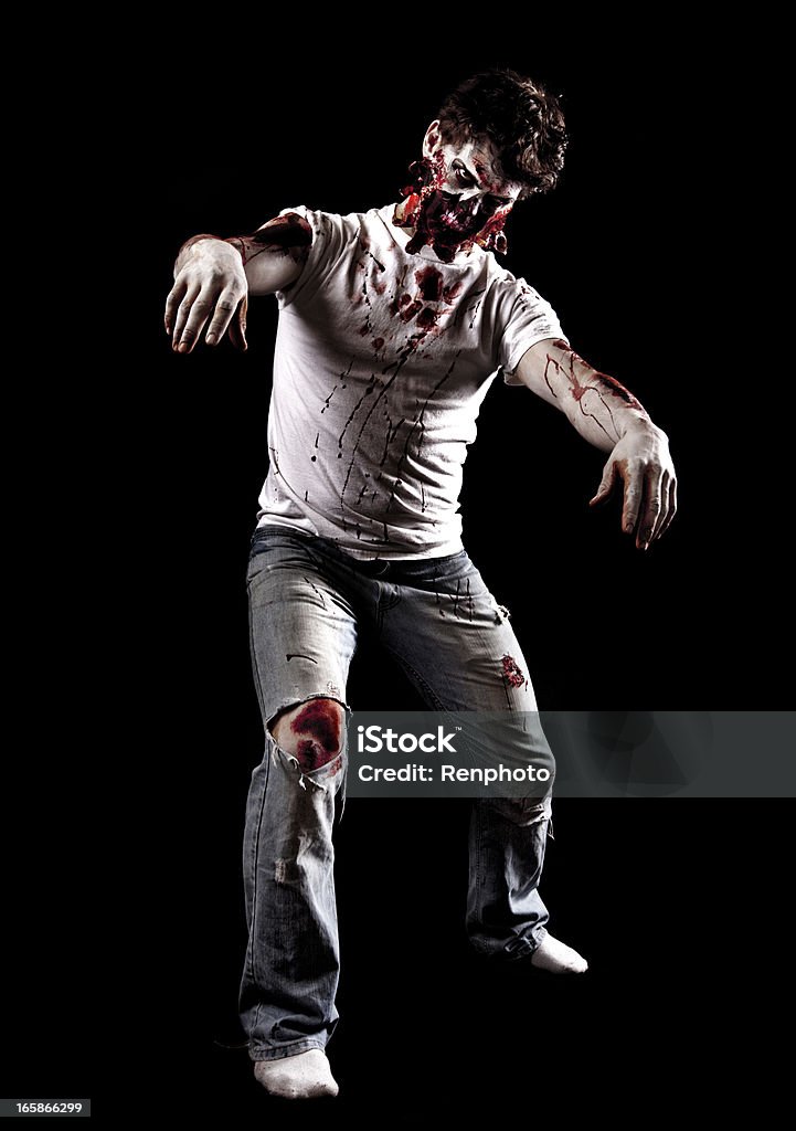 Macho Zombie Andar - Royalty-free Zombie Foto de stock