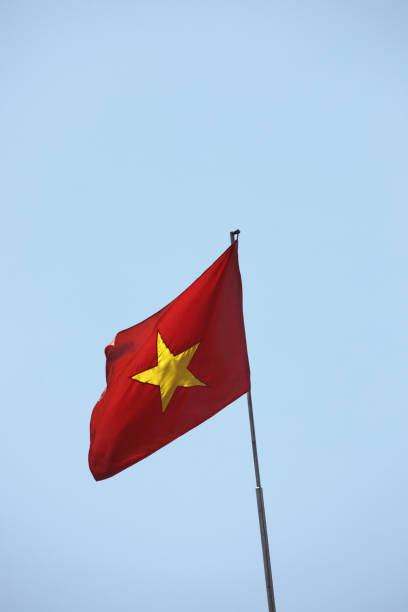istock the Vietnam flag against blue sky 1658692061