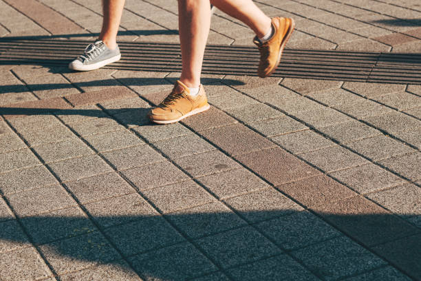 istock Pedestrians walking on the street 1658705454