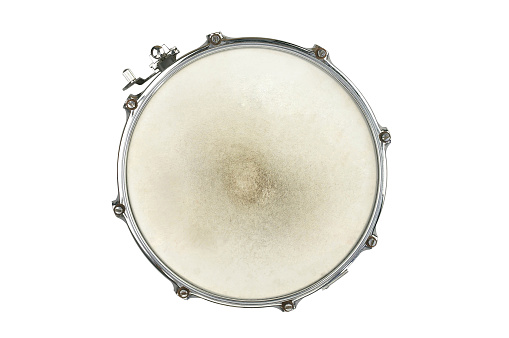 clipping path of drum on the white background