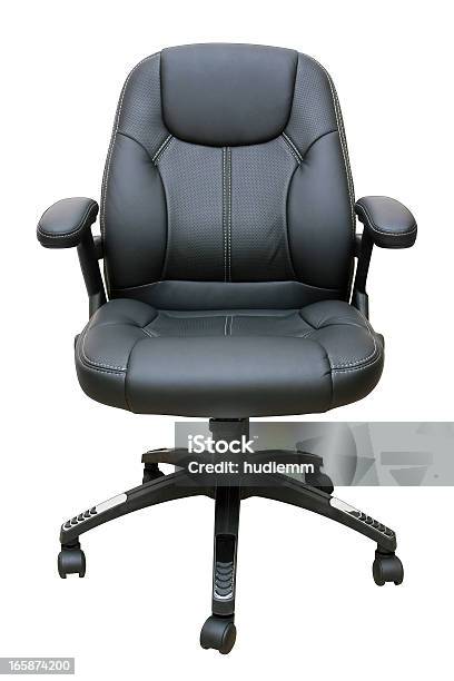 Executive Skórzane Krzesło - zdjęcia stockowe i więcej obrazów Fotel biurowy - Fotel biurowy, Neutralne tło, Krzesło