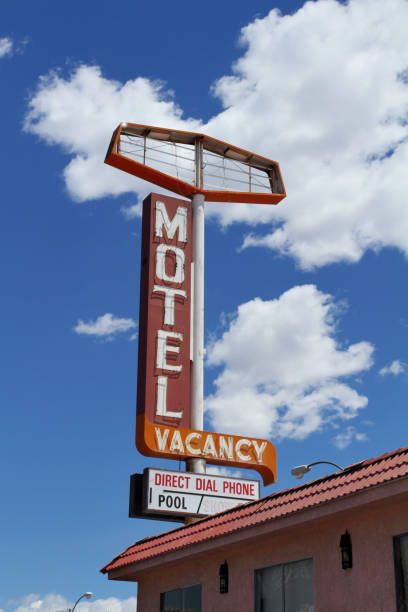 istock Motel sign on abandoned building 165874418