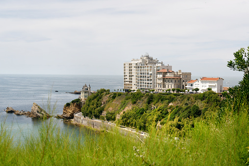 View on Penha de Aguia and village Faial on Madeira Island