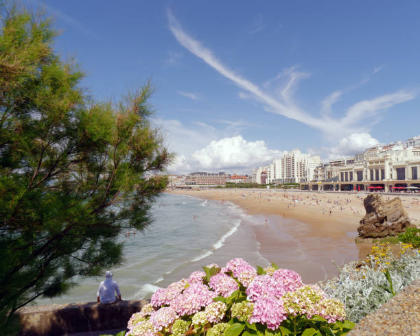 Biarritz is a city on the Bay of Biscay, on the Atlantic coast of France