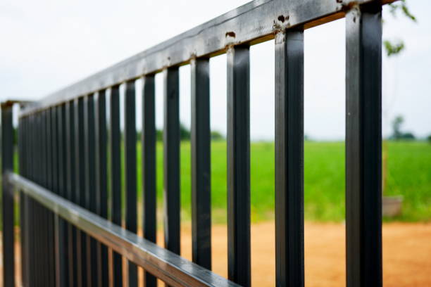 istock Metal fence 1658768944