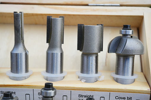set of roundover router bits