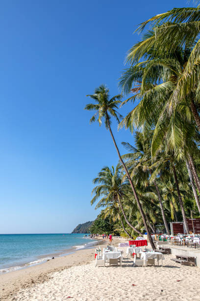 Koh Chang Tropical beautiful coastline, White Sand Beach, Koh Chang Island, Thailand. koh chang stock pictures, royalty-free photos & images