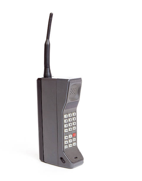 mattone telefono cellulare - 1970s style immagine foto e immagini stock