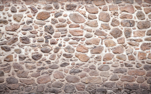 facade view of old stone wall background
