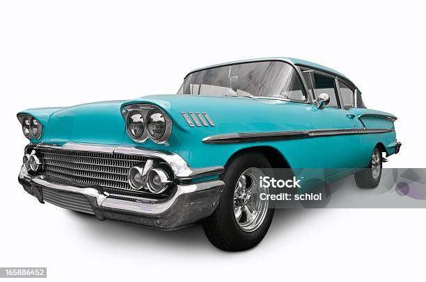 Chevrolet Bel Air De 1958 - Fotografias de stock e mais imagens de Carro - Carro, Carro de Coleccionador, Figura para recortar