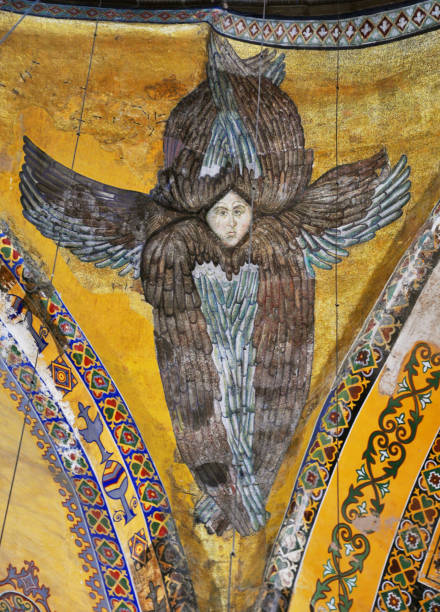 istock Ancient Seraphim Mosaic in Hagia Sophia 165888089
