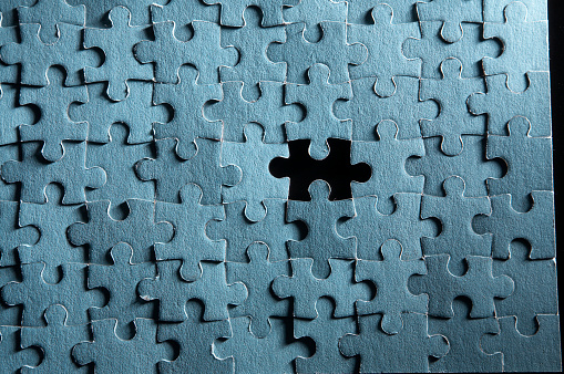 jigsaw puzzle missing piece