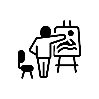 Icon for artists, artiste, maestro, creator, originator, painter, designer, fine artist