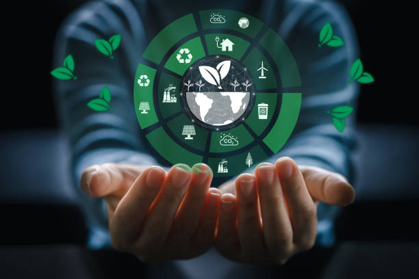 istock Hand holding global saving clean energy earth, save the world, environment, green, eco friendly, net zero, ESG, ecology, CO2, carbon dioxide, carbon footprint.campaign save the earth, earth Day 1658931916