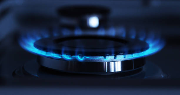 istock Gas Stove Burners, Blue Flame 1658933655