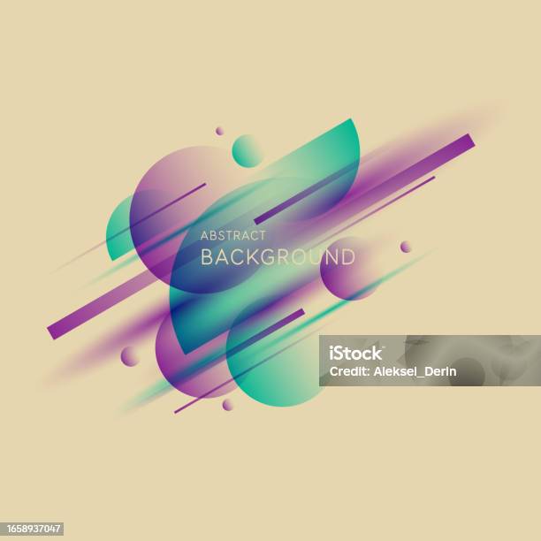 Background Element Basic Abstract Background With Simple Elements An Image With A Composition Of ...
