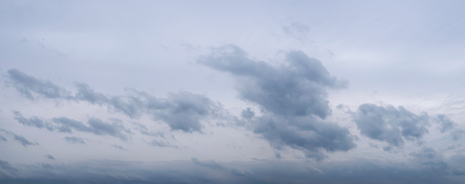 sky cloud blue background panorama, beautiful white, bright weather light summer