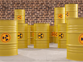 Radioactive Waste Barrels