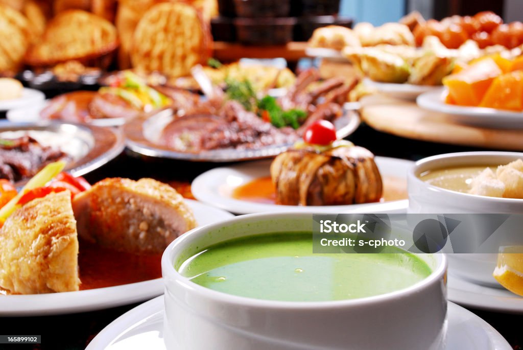 Soupe (Cliquez pour en savoir plus) - Photo de Table pour dîner libre de droits