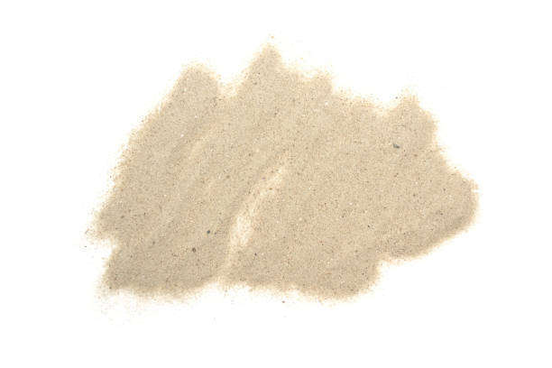 istock Pile desert sand isolated on white background. 1658993877