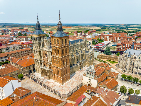 Cathedral of Santa Maria, in Astorga, province of Leon, region of El Bierzo. Spain