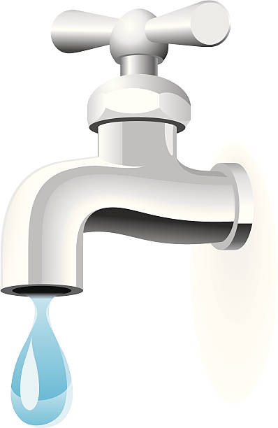 Water tap Water tap vector illustration Faucet stock illustrations