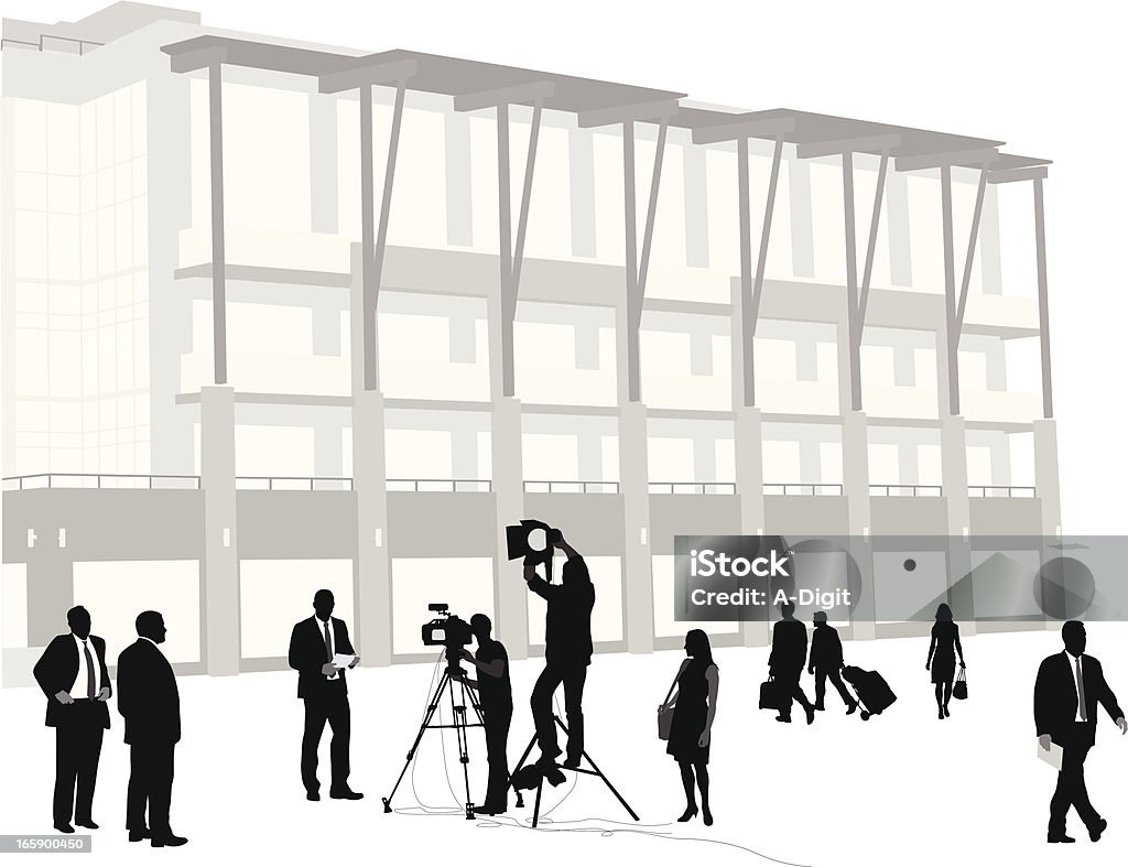 Complex Vector Silhouette Stock Illustration - Download Image Now ...