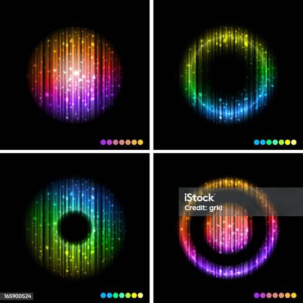 Sfondo Sfondi - Immagini vettoriali stock e altre immagini di Lustrini - Lustrini, Arancione, Arcobaleno