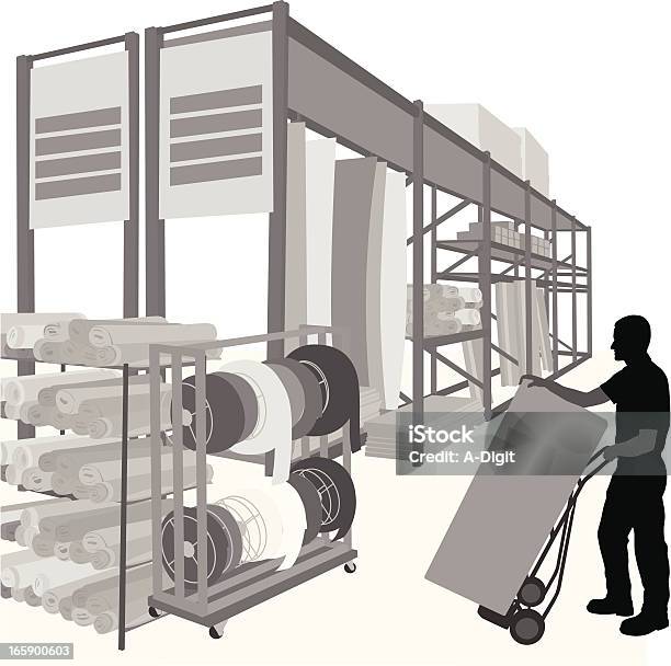 Hardware Store Vector Silhouette Stock Illustration - Download Image ...