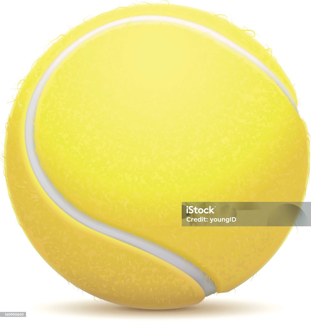 Balle de Tennis - clipart vectoriel de Balle de tennis libre de droits