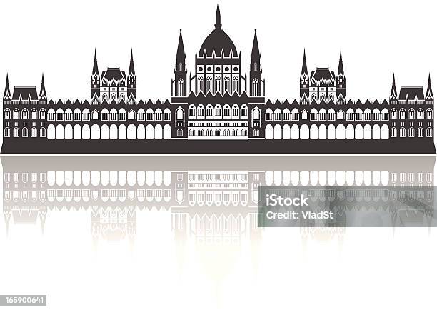 Wektor Z Budynek Parlamentu Węgierskiego Budapeszt - Stockowe grafiki wektorowe i więcej obrazów Budapeszt