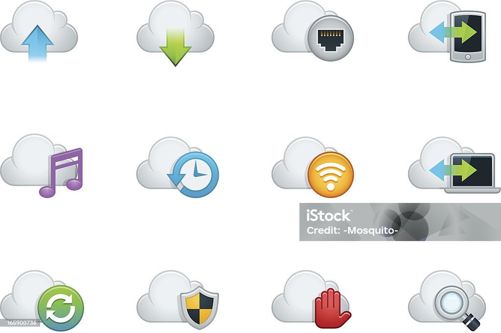 Internet Comm Icon Internet Communications Moderna Series Stock Illustration - Download ...