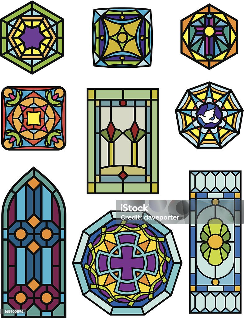 stain glass windows vector stain glass window designs Stained Glass stock vector