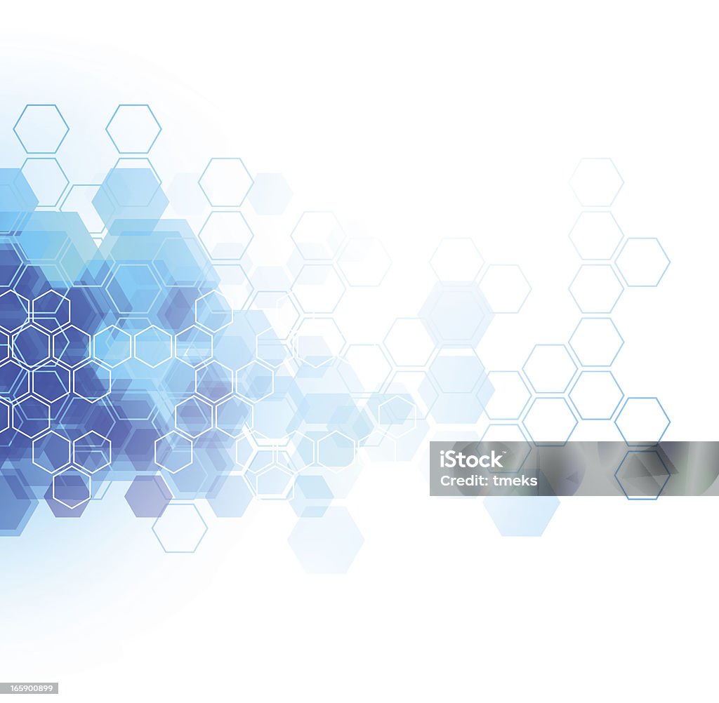 Abstrakter Hintergrund - Lizenzfrei Sechseck Vektorgrafik