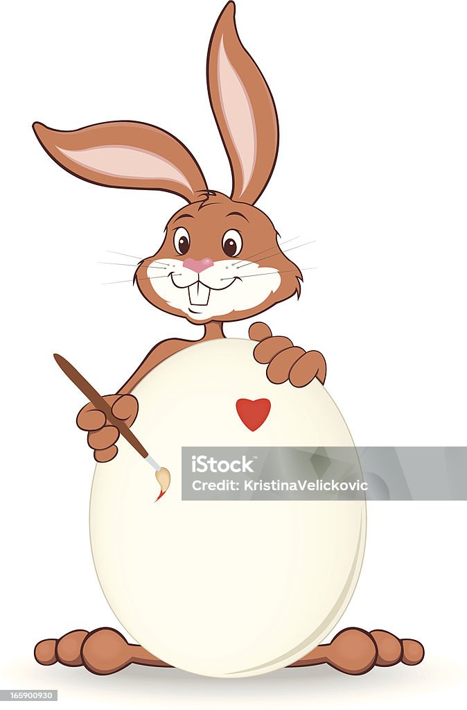 Coniglietto di Pasqua - arte vettoriale royalty-free di Animale