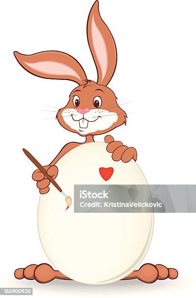 Coniglietto Di Pasqua - Immagini vettoriali stock e altre immagini di Animale - Animale, Arti e mestieri, Artista