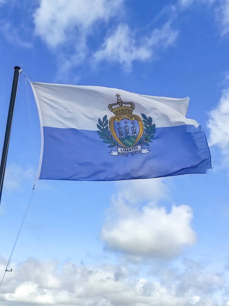 istock San marino flag flying 1659011641