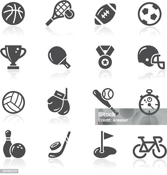 Ilustración de Iconos De Deporte y más Vectores Libres de Derechos de Ícono - Ícono, Vector, Andar en bicicleta