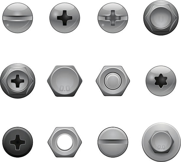 Screw Head Icons http://www.cumulocreative.com/istock/File Types.jpg head stock illustrations