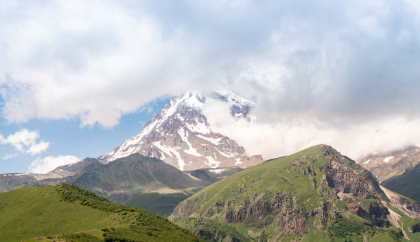 istock Mount Kazbegi in the Caucasus Mountains. 1659022578