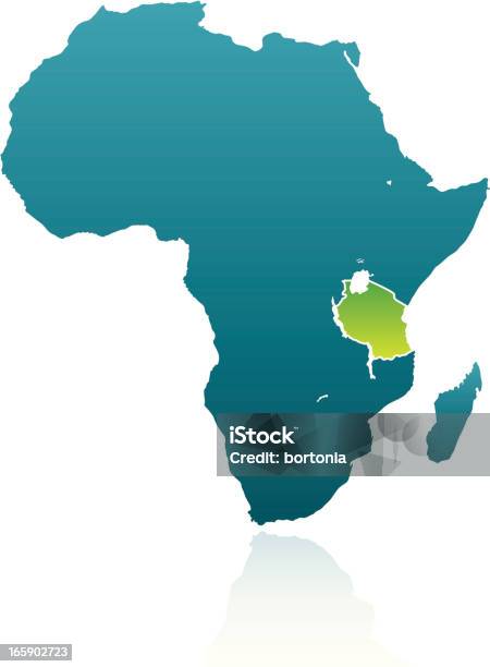 Afrikanischen Länder Tansania Stock Vektor Art und mehr Bilder von Karte - Navigationsinstrument - Karte - Navigationsinstrument, Tansania, Afrika