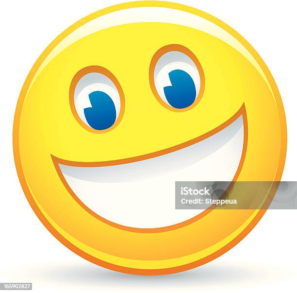 Smiley Face Stock Illustration - Download Image Now - Anthropomorphic Smiley Face, Smiling, Emoticon