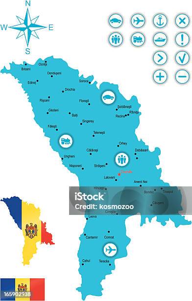 몰도바에 국가 지도에 대한 스톡 벡터 아트 및 기타 이미지 - 국가 지도, 국경, 기