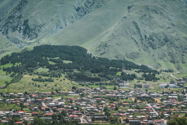 istock Kazbegi, Stepantsminda town.Georgia 1659031381