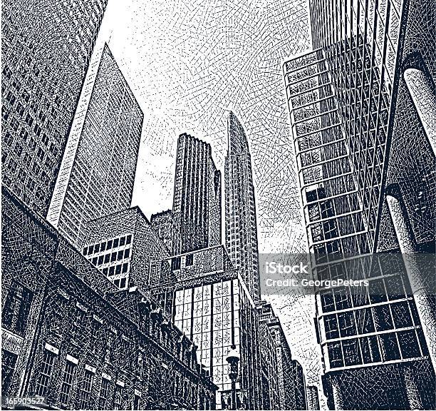 Skyline - Stockowe grafiki wektorowe i więcej obrazów Akwaforta - Akwaforta, Toronto, Wieżowiec