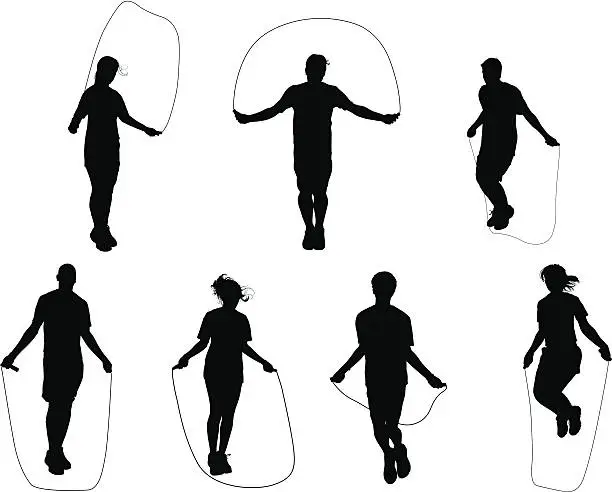 Vector illustration of Jump Rope