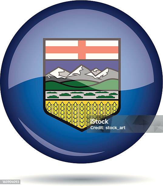 Bandeira De Alberta - Arte vetorial de stock e mais imagens de Alberta - Alberta, Bandeira, Canadá