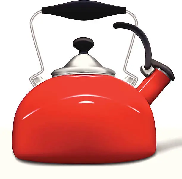 Vector illustration of Kettle - Vector Illustration