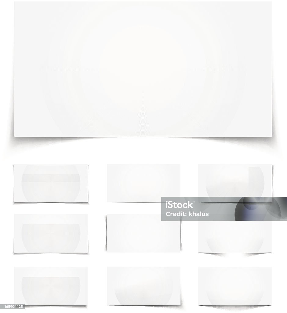 Web Shadows Set of 10 blank vector realistic shadows on white background. Easy to use and customize with white background. Illustration with transparency in EPS’10 for your web sites, web flyers, web banners, web content boxes, web slider, web container, print or presentation. Paper stock vector