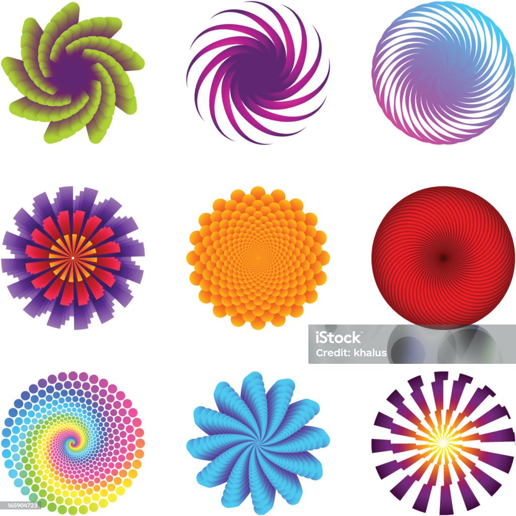 Circular Design Features Several Circular Design Elements Stock Illustration - Download Image ...